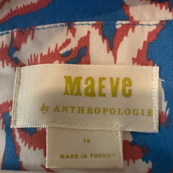 NWOT Maeve Anthropologie Dress 1X - Picture 6 of 13